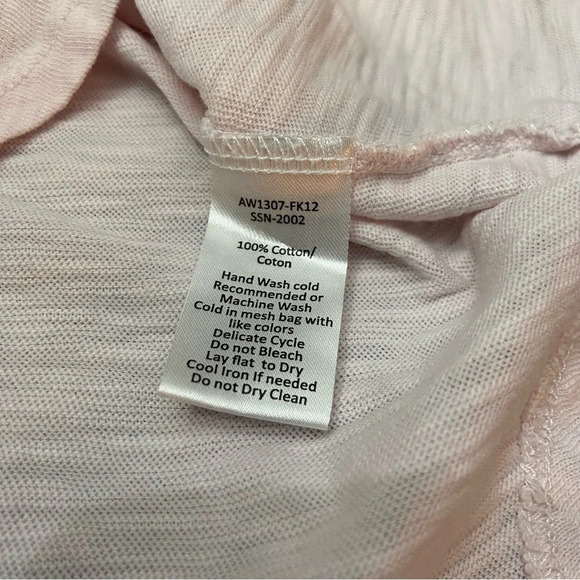 ATM Anthony Thomas Melillo Pink/White Ombre Slub Jersey Boyfriend Tee - 27322 - Picture 6 of 11